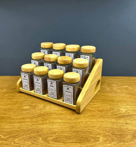 ادویه ریز چوب رابر وود 12تایی تک کارتن همراه با اتیکت افرالوکس